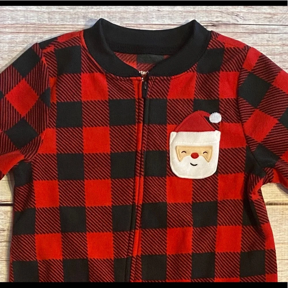 📌🆕 Carter’s • 🎅🏻 Santa 🎅🏻 • Fleece • Pajamas